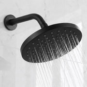 Plantex ABS Round Head Shower/10 Inch Overhead Rain Shower for Bathroom/Shower for Home/Hotel/Adjustable Shower Head for Bathroom - Pack of 1 (Black, D609)