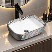 Plantex Washbasin for Bathroom/Tabletop Wash Basin/Countertop Wash Basin/Vessel Sink (EQTT-495, 14 x 10 x 5 Inch)