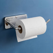 Plantex Stainless Steel Toilet Paper Roll Holder/Tissue Paper Holder in Bathroom/Kitchen/Bathroom Accessories - Wall Mount (Chrome)