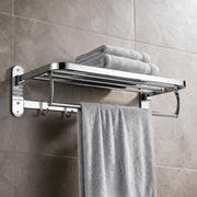 Plantex 304 Grade Stainless Steel Towel Rack in Bathroom/Towel Holder/Bathroom Accessories (24 Inch) Chrome