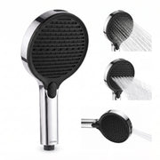 Plantex ABS Hand Shower for Bathroom/3 Mode Multifunctional Shower/Rectangle Hand Shower Without Hose Pipe for Home/Hotel - (Chrome, H-XM95)