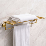 Plantex 304 Grade Stainless Steel Towel Rack for Bathroom/Towel Stand/Hanger/Bathroom Accessories - Niko (24 Inch-Antique)