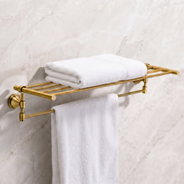 Plantex 304 Grade Stainless Steel Towel Rack for Bathroom/Towel Stand/Hanger/Bathroom Accessories - Niko (24 Inch-Antique)