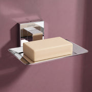 Plantex Aqua Heavy-Duty Stainless Steel Soap Holder for Bathroom/Soap Dish/Soap Stand/Bathroom Accessories - (Chrome)