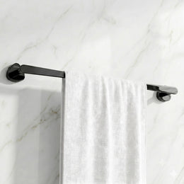 Plantex J4 Stainless Steel 24 Inch Single Towel Rod for Bathroom/Towel Holder in Bathroom/Towel Holder/Bathroom Accessories (PVD Black Finish) Angel
