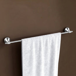 Plantex 304 Grade Stainless Steel Bathroom Single Towel Rod/Towel Stand/Towel Hanger/Bathroom Accessories, Niko (24-inch Chrome)