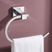 Plantex Aqua Heavy-Duty Stainless Steel Napkin Ring/Towel Ring/Napkin Holder/Towel Hanger/Bathroom Accessories (Chrome) - Pack of 1