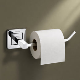 Plantex Stainless Steel Toilet Paper Roll Holder/Toilet Paper Holder/Tissue Paper Roll Holder for Bathroom Accessories (Chrome)