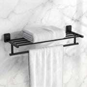 Plantex 304 Garde Stainless Steel 24 inch Towel Hanger for Bathroom/Towel Rod/Bar/Towel Stand/Bathroom Accessories - Darcy (Black)