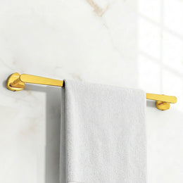 Plantex J4 Stainless Steel 24 Inch Towel Rod for Bathroom/Towel Holder in Bathroom/Towel Holder/Bathroom Accessories (PVD Gold Finish) Angel