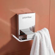 Plantex 304 Grade Stainless Steel Robe Hook/Cloth-Towel Hanger/Bathroom Accessories - Iris (Chrome)