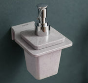 Plantex Liquid Soap Dispenser for Bathroom/Acrylic Shampoo Dispenser/Hand wash Dispense/Bathroom Accessories - Pack of 1 (VIG-137, Grey)