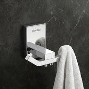Plantex 304 Grade Stainless Steel Robe Hook/Towel Hanger/Cloth Hanger for Bathroom/Bathroom Accessories - Crystal (1405-Chrome)