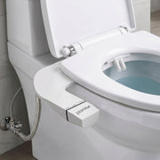 Plantex Bidet Attachment for Toilet/Non-Electric Toilet Bidet/Dual Nozzle Front & Rear Wash/Self-Cleaning Nozzle/Adjustable Water Pressure/Bidet Spray for Toilet - White
