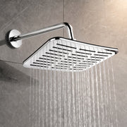 Plantex ABS Shower Head for Bathroom/12x8 inch Head for bathroom/Rain Showers Head for bathroom/Pressurized Showers Head – (Chrome, D399)