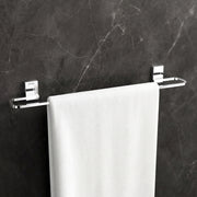 Plantex 304 Grade Stainless Steel 24 inch Towel Hanger for Bathroom/Hand Towel Holder/Single Towel Rod/Bathroom Accessories, Crystal (Chrome)