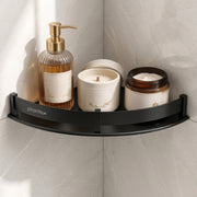 Plantex Stainless Steel Corner Shelf for Bathroom Wall/Bathroom Corner Shelves/Bathroom Shelf Rack/Side Corner Shelf/Kitchen Organizer/Bathroom Corner Rack- (9x9 inches, Black)