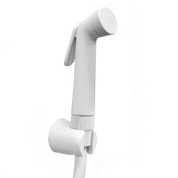 Plantex Jet Spray for Toilet/ABS Health Faucet with 1 Meter Shower Hose Pipe and Wall Hook/Health Faucet Set for Bathroom/Hand Gun for Toilet - (White)