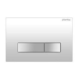 Plantex Push-Plate/Flush Plate for Toilet/Mechanical Dual-Flush Plate/Water Saving Technology - Pack of 1 (4519, Chrome)