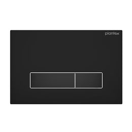Plantex Flush Plate/Dual Flush Plate for Toilet/Mechanical Dual-Flush Plate/Water-Saving Technology – Pack of 1 (4519, Black)