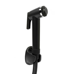 Plantex Jet Spray for Toilet/ABS Health Faucet with 1 Meter Shower Hose Pipe and Wall Hook/Health Faucet Set for Bathroom/Hand Gun for Toilet - (Jecquar, Black)