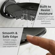 Plantex J4 Stainless Steel Wall Mounted Soap Holder for Bathroom/Soap Holder for Kitchen/Soap Stand for Bathroom/Bathroom Accessories (PVD Black Finish) Angel