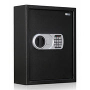 Plantex Safe Locker/Key Holder Locker Box for Home, Office,Hotel/Electronic Keypad/Dual Password Code Access Lock/LED Light/2 Years Warranty By Plantex - 20Litre/71 Keyhooks and Keychains - Black