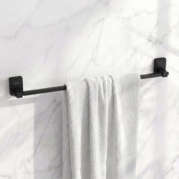 Plantex 304 Garde Stainless Steel 24 inch Towel Bar for Bathroom/Towel Stand/Single Towel Rod/Bathroom Accessories - Darcy (Black)