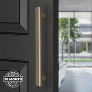 Plantex 12 Inch Main Door Handle/Aluminium Handle for Door/Pull-Push Handle for Home/Office/3 Years Warranty Pack of 1 (APS-612, Silk Metalic)