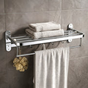 Plantex 304 Grade Stainless Steel Towel Rack in Bathroom/Towel Holder/Bathroom Accessories (24 Inch) Chrome