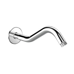 Plantex 11-Inch S-Shaped Shower Arm for Overhead Shower/Stainless Steel Shower Pipe/Wall Mount Bathroom Fitting with Â½-Inch Thread - Pack of 1 (Chrome)