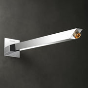 Plantex 14-Inch Shower Arm for Overhead Shower/Stainless Steel Shower Pipe/Wall Mount Bathroom Fitting with ½-Inch Thread - Pack of 1 (Chrome)