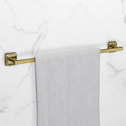 Plantex 304 Grade Stainless Steel Bathroom Towel Hanger/Single Towel Rod/Towel Holder for Wash basin/BAthroom Accessories - Decan (Brass Antique)