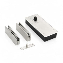 Plantex Floor Spring for Glass Door/Patch Lock/Patch Tap/Tuffen Glass Door Accessories - Pack of 1 (Matt, 90 kg)