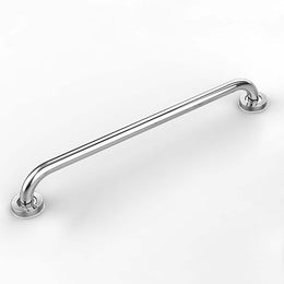Plantex 24 Inch Handle for Bathroom Support/Anti-Slip Shower Grab Bar - Stainless Steel Bathroom Handrail (Chrome)