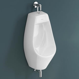 Plantex Ceramic Urinal Toilet for Men/Premium Wall Mount Large Urinal Pot for Gents/Male/Boy/Toilet for Washroom - (Unique, White)