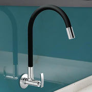 Plantex Pure Brass Kitchen Sink Tap Faucet with Flange and Teflon Tape/360° Swivel Spout for Sink Tap for Kitchen Basin/Flexible Faucet with Water Saving Aerator-7 Year Warranty -(COL-1012 B)