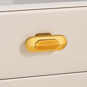 Plantex Knobs for Drawer/Drawer Knobs/Oval Knob for Cabinets/Drawer Handle/Pull-Push Knob for Kitchen/Bedroom Drawers - Pack of 1 (SH-432, Gold & Gold Matt)