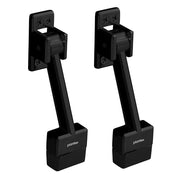 Plantex Gate Stopper for Door/5 Inch Long Door Stopper for Wooden Door/Door Stopper for Home - (Pack of 2, Black)