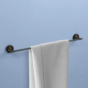 Plantex Brass with 304 Grade Stainless Steel Towel Hanger for Bathroom/Towel Rod for Kitchen/Towel Holder/Bathroom Accessories - RDAB (Matt Black & Rose Gold)