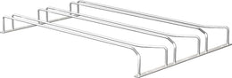 Plantex Wine Glass Rack/Holder Upside Down Glass Hanging Organizer/Glass Hanging Stand For Pubs/Kitchen/Bars (L20 X W13 Inches - Triple Line), Hanging Shelves