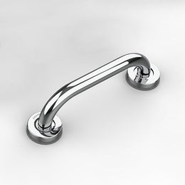 Plantex 11 Inch Toilet Support for Elderly People/Wall-Mounted Safety Handle - Stainless Steel (Chrome)