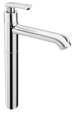 Plantex Pure Brass High Neck Pillar Cocke for Basin with Teflon Tape/Tap for Wash Basin with 7 Year Warranty - (3521, Chrome)