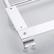 Plantex Space Aluminum Foldable Towel Rack/Towel Stand for Bathroom/Towel Hanger/Bathroom Accessories (24-Inch) - Silver