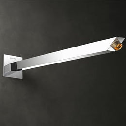 18-Inch Shower Arm: Stainless Steel Wall-Mount Fitting | Chrome