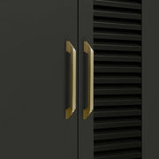 Plantex Cabinet Handle/Kitchen Cabinet Door Handle/Wardrobe/96 mm Cupboard Handle/Door Pull-Push Handle for Home/Office - Pack of 2 (Brass Antique)