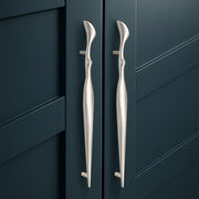 Plantex Cabinet Handle/Kitchen Cabinet Door Handle/Wardrobe/224 mm Cupboard Handle/Door Pull-Push Handle for Home/Office - Pack of 2 (Satin)