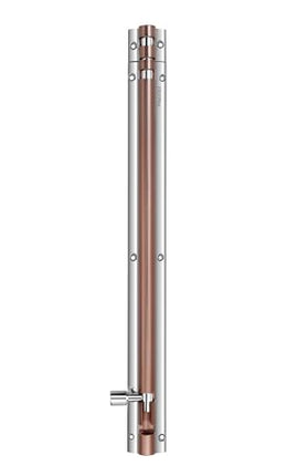 Plantex Heavy Duty 12-inch Joint-Less Tower Bolt for Wooden and PVC Doors for Home Main Door/Bathroom/Windows/Wardrobe - Pack of 1 (703, Rose Gold and Chrome)