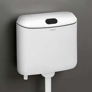 Plantex Single Flushing Cistern for Bathroom/Flush Tank for Toilet with 8 Ltr Water Capacity/Polypropylene Toilet Flush Tank - Pack of 1 (White)