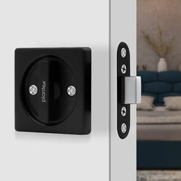 Plantex Baby Latch for Bathroom/Door Latch Lock/Bathroom Latch for Door/Chitkani for Bedroom/Office/Door Latches for Home - (DTM-620, Black)
